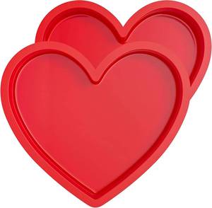 MUYULINS Factory Heart-Shaped LFGB Non-Stick BPA Free Toast Brownie <b>Silicone</b> Bread Cake Pan <b>Baking</b> Mold Suitable for - Product Image 1