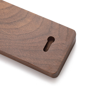 Porte-couteaux <span class=keywords><strong>mural</strong></span> en bois de noyer naturel avec <span class=keywords><strong>aimant</strong></span> puissant - Product Image 6