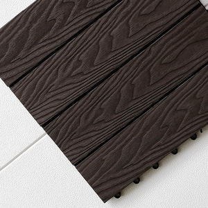 Carrelages <span class=keywords><strong>de</strong></span> sol <span class=keywords><strong>de</strong></span> patio <span class=keywords><strong>à</strong></span> emboîtement au design moderne, plastique carré imperméable et antidérapant <span class=keywords><strong>de</strong></span> 18mm d'épaisseur pour le <span class=keywords><strong>jardin</strong></span> extérieur - Product Image 4