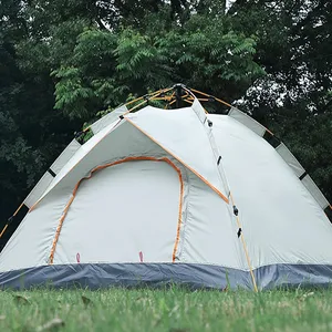 价格便宜防水便携式桑拿帐篷户外2人4人自动野营帐篷旅行