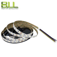 DC24V 60LED/M 5 in 1 5050RGBWW CCT LED Strip fleksibel lampu Led pintar untuk pencahayaan dekorasi dalam ruangan