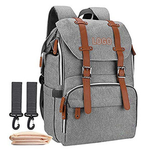 <span class=keywords><strong>Sac</strong></span> à dos à langer multifonction grande capacité en tissu Oxford imperméable et antivol, <span class=keywords><strong>sac</strong></span> de maternité classique - Product Image 1