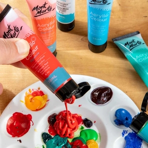 Juego de Pinturas Acrílicas Mont Marte, 18 Piezas x 36 ml, Juego de Pinturas Acrílicas para Artistas - Product Image 3