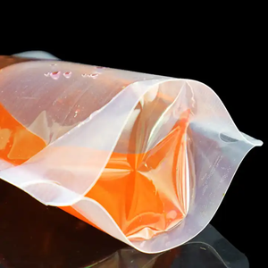 Bolsa con Boquilla para Jugo Negra, Bolsas con Boquilla de Varios Tamaños y Diseños Personalizados, Bolsa de Embalaje de Líquido de Grado Alimenticio de 250 ml con Boquilla - Product Image 4