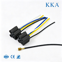 Relé Automotriz de Alta Potencia V4SC de 4/5 Pines y 40A SPDT, Conector de 12V 24V con Arnés de Bloqueo, Nuevo, Universal para Autos y Camiones, OE