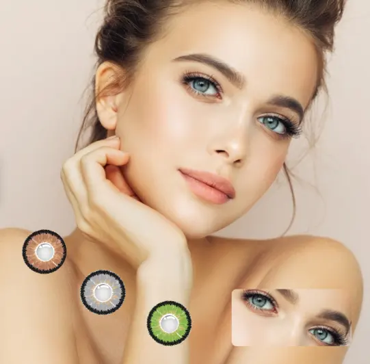 Contact Lenses New Look Lady Color Day Contact Lens Wholesale Natural Colors Eye Contact Lenses 2022