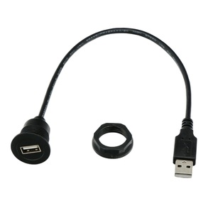 สายต่อ USB 2.0 แบบตัวผู้-ตัวเมีย สำหรับติดตั้งในรถยนต์ กันน้ำ รองรับกระแสไฟ 3A - Product Image 1