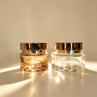 Ensemble d'emballages cosmétiques, contenants de 40 ml, 100 ml, 120 ml, 30 g, 50 g, 100 g, flacons et pots en verre pour sérum, lotion, crème pour soins de la peau