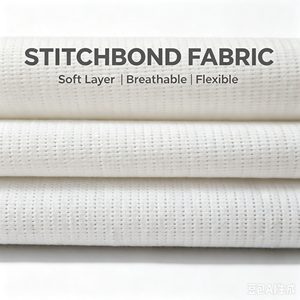 Verstärkter RPET-Beutelstoff, 14-fädig, Schwarz, Matratzenbezüge, Bedruckter Stoff, Polyester-Stichbond-Vliesstoff - Product Image 1