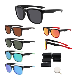 Outdoor Fishing <b>Sunglasses</b> Oversized <b>Square</b> <b>Frame</b> Gold/Green TAC Lenses Custom Logo Printing UV400 Polarized <b>Sunglasses</b> - Product Image 6