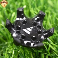 Pointes de remplacement en plastique pour chaussures de golf, blanches et noires, accessoires durables pour chaussures de golf, équipement de sport extérieur