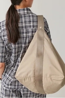 Sac fourre-tout de shopping haut de gamme en nylon recyclé écologique et durable avec poignée en corde à motif personnalisé