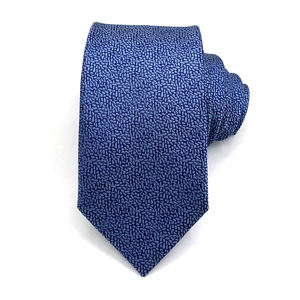 Cravate en soie personnalisée avec logo, cravates en jacquard tissées, cravate avec logo de couronne royale, cravate fine pré-nouée avec fermeture éclair pour hommes - Product Image 2