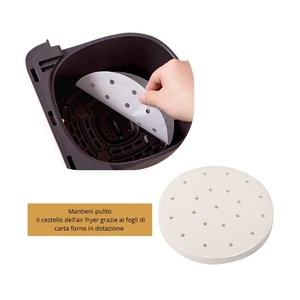 Juego de Accesorios para Freidora de Aire, 7 Piezas, Bandeja para Hornear con Asa, Papel Perforado, Tapete de Silicona, Juego de Utensilios de Cocina - Product Image 5