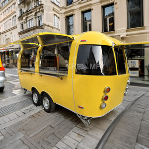 Camión de Venta Ambulante de 4 Ruedas, Carrito Multifuncional de Bebidas y Comida Rápida, Quiosco, Camioneta de Café, Camiones Restaurante Móviles - Product Image 6