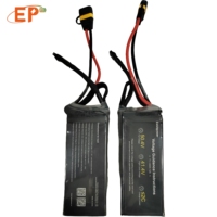 Batterie haute capacité EP 12000mAh 6S 8S 12S à décharge rapide pour l'agriculture, la formation et les charges super lourdes