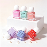 Vernis à ongles à base d'eau 12 ml SAGALAGA certifié Halal, non toxique, respirant, végétalien, longue tenue, manucure OEM ODM Mini