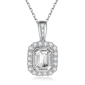 Colgantes de Diamantes Naturales Sólidos de Oro Blanco de 18K de Alta Calidad, Certificados por GIA, Corte Brillante Clásico, Entrega Rápida, Perfectos para Uso Diario - Product Image 1