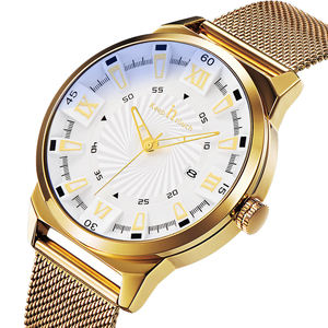 キープ・イン・タッチ IPメッキ ゴールドウォッチ 日本製ムーブメント 3ATM クォーツ メンズ腕時計 - Product Image 6