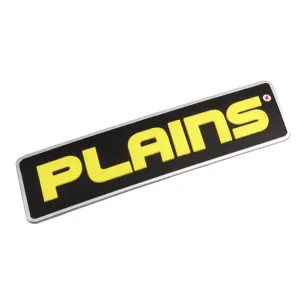 Emblema de plástico Abs con letras 3d para coche, insignias personalizadas, insignias