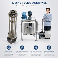 Ligne de production de shampoing SUS304/SUS316, machine de fabrication de détergent liquide avec méthode de mélange et de chauffage pour crèmes cosmétiques
