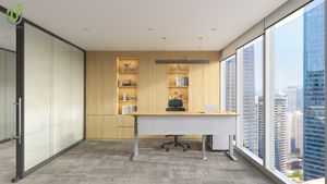 <span class=keywords><strong>Bureau</strong></span> <span class=keywords><strong>debout</strong></span> à double moteur électrique IULTRA avec éclairage RVB et crochet pour casque d'écoute, texture, pour les joueurs - Product Image 6