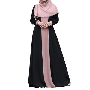 New Arrival Middle East <b>Women'S</b> Dubai <b>Abaya</b> Dress Slim Color Long Sleeve <b>Women</b> <b>Abaya</b> - Product Image 1