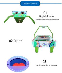 Popular Two-player air Hockey Table <b>Electronic</b> Coin-operated Indoor Video <b>Game</b> Entertainment Hockey Console - Product Image 5