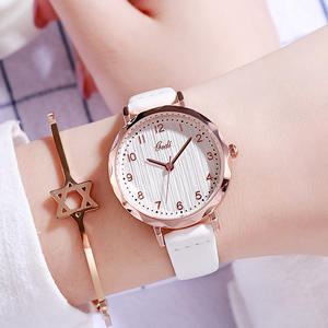 Petite montre pour femme avec bracelet en cuir, style coréen frais et artistique, montre simple et élégante - Product Image 6