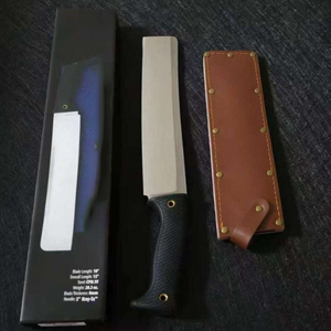 Couteau tactique de survie personnalisable CS Jimi Slash 3V DIY OEM, lame droite de 6,0 mm d'épaisseur, manche en lin Katami, acier inoxydable - Product Image 6