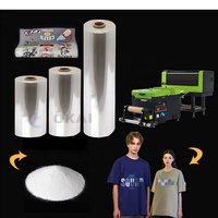 Film DTF PET format A1 (24 pouces/60 cm) pour machine d'impression directe sur film, pelage à chaud et à froid
