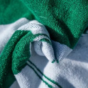 High Quality 100% Cotton Yarn-dyed Jacquard Logo Beach Bath Towel Custom Super Soft And Absorption Pool Towel Beach Towel