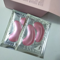 Masque pour les yeux en collagène PDRN 24k, hydratant, éclaircissant, anti-âge, éliminant les cernes, marque privée