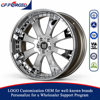 Jantes en alliage forgé de haute qualité personnalisées de 22, 24 et 26 pouces, chromées, 6x139.7, 2 pièces, pour GMC Yukon Denali SUV