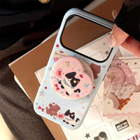 Coque de téléphone magnétique motif chat mignon pour iPhone 18 Pro Max 17 16 15 Pro Max 14, style coréen, finition mate