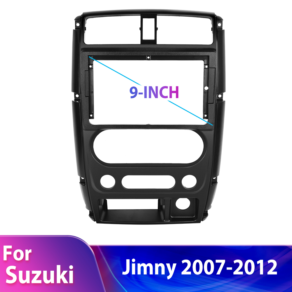 Podofo 9-Inch Car Radio Frame for Suzuki Jimny 2007-2012