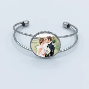 5pcs Sublimation Bracelets Blanks Bezel Bracelet Sublimation Bezel  Bracelets for Jewelry Making