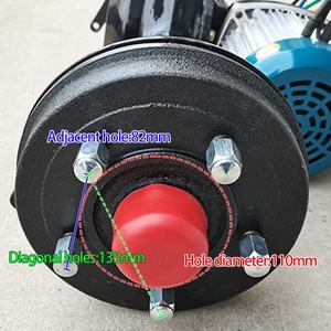 48-60V1300w रियर एक्सल कन्वर्जन किट लो स्पीड इलेक्ट्रिक 3 व्हील कार रियर एक्सल डिफरेंशियल किट के साथ - Product Image 4