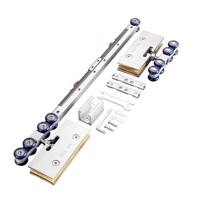 Songyin thiết kế hiện đại kunshen treo đường sắt trượt giấu cửa phần cứng với im lặng treo bánh xe và con lăn - Product Image 2