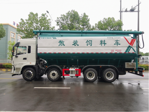 Nuevo camión DongFeng para transporte de alimento para pollos, camión cisterna para alimento a granel, capacidad del tanque 42100L, camión cisterna para alimento a granel - Product Image 6
