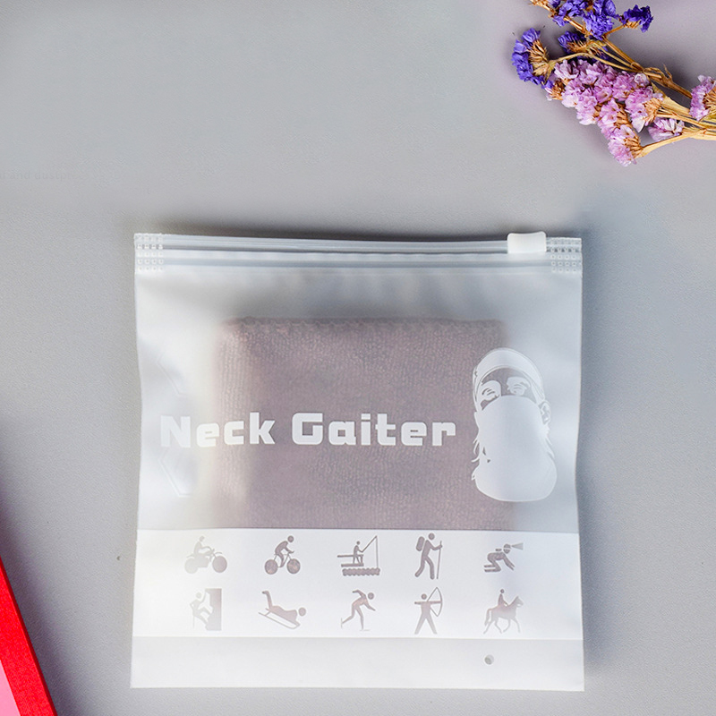 Vinyl Slider PE PVC EVA Forsted Matte Compostable Zipper Lock Bag, Holographic Laser Zip Seal Grip Bags