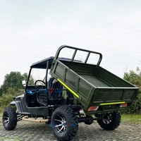 Véhicule utilitaire Jeep ZHENDA 400cc/350cc, nouveau buggy UTV tout-terrain, essence, 2 places, sièges en cuir souple, peinture 3K avancée
