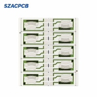 SZACPCB OEM 96% Alumine, circuit imprimé céramique à film épais, pâte d'argent, carte de potentiomètre pour capteurs de position et de niveau de carburant automobiles