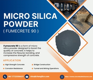 सीमेंट CL-90 उच्च शक्ति वाले सूक्ष्म सिलिका फ्यूम सिओ2 के थोक मूल्य 90.2% सिओ2 का थोक मूल्य - Product Image 4