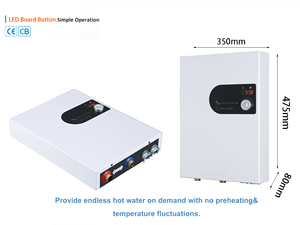 220-240V 27Kw <span class=keywords><strong>Tankless</strong></span> tüm ev kullanımı sıcak SU ISITICI çok noktalı kullanım anında elektrikli banyo SU ISITICI - Product Image 2