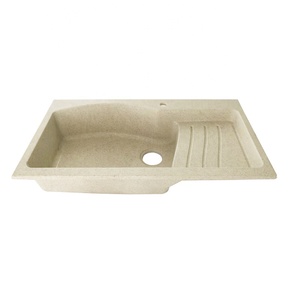 Hot Sale Modern Single Resin <strong>Apron</strong> Double Bowl Kitchen <strong>Sink</strong> Deep White Rectangular Nano Two Holes for Undermount Installation - Product Image 6