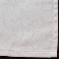 Serviette de table en jacquard 100% coton, tissage damassé blanc, motif en spirale, pour hôtel, restaurant, mariage