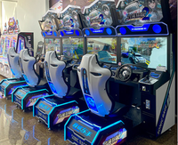 Console de jeu vidéo City Sonic Road Racing à pièces en métal pour adultes Arcade Aire de jeux pour enfants Machine de voiture solo
