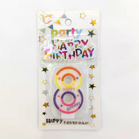 Bougies d'anniversaire en gros, bougies scintillantes colorées, bougies de gâteau joyeux anniversaire, bougies numérotées pour gâteau d'anniversaire
