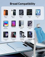Cordon de chargeur de voiture USB-C câble de données type-c pour iPhone 17/17 Pro/Air/16e/16/15 Pro Max/Plus fil de charge de 3 pieds